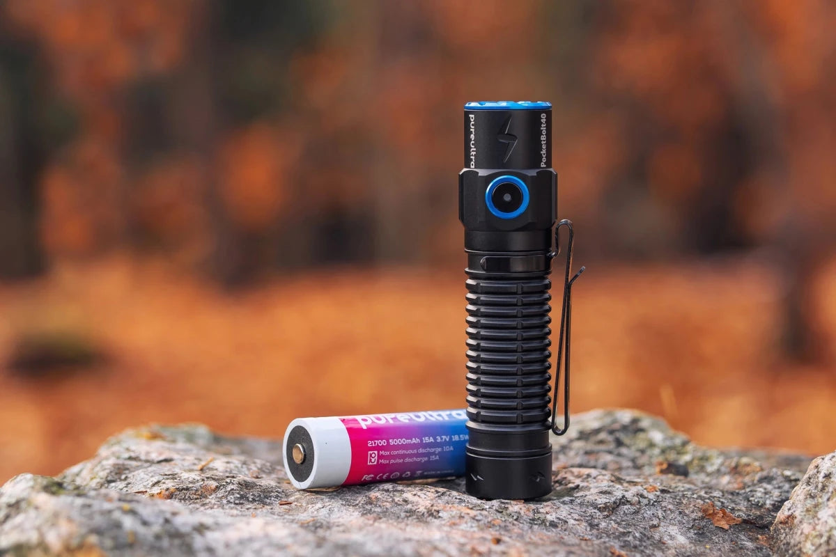 PocketBolt40 EDC LED Taschenlampe – 4.000 Lumen, 365m Reichweite, USB - C - PureUltra