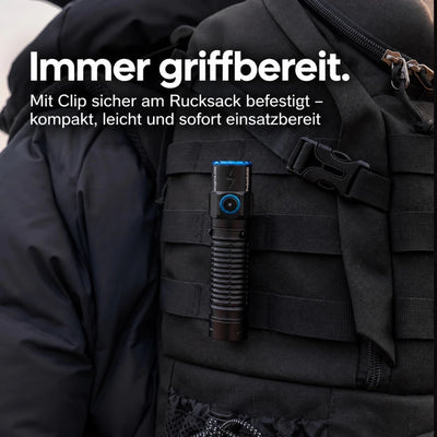 PocketBolt40 EDC LED Taschenlampe – 4.000 Lumen, 365m Reichweite, USB-C - PureUltra