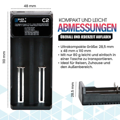 PureUltra C2 Li - Ion Akku - Ladegerät - PureUltra