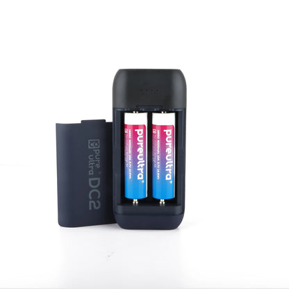 PureUltra HR9 + DC2 Bundle – Stirnlampe, Powerbank & Ersatzakku - PureUltra