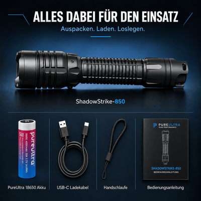 ShadowStrike IR-Aufheller 850/940nm – inkl. Akku & USB-C - PureUltra