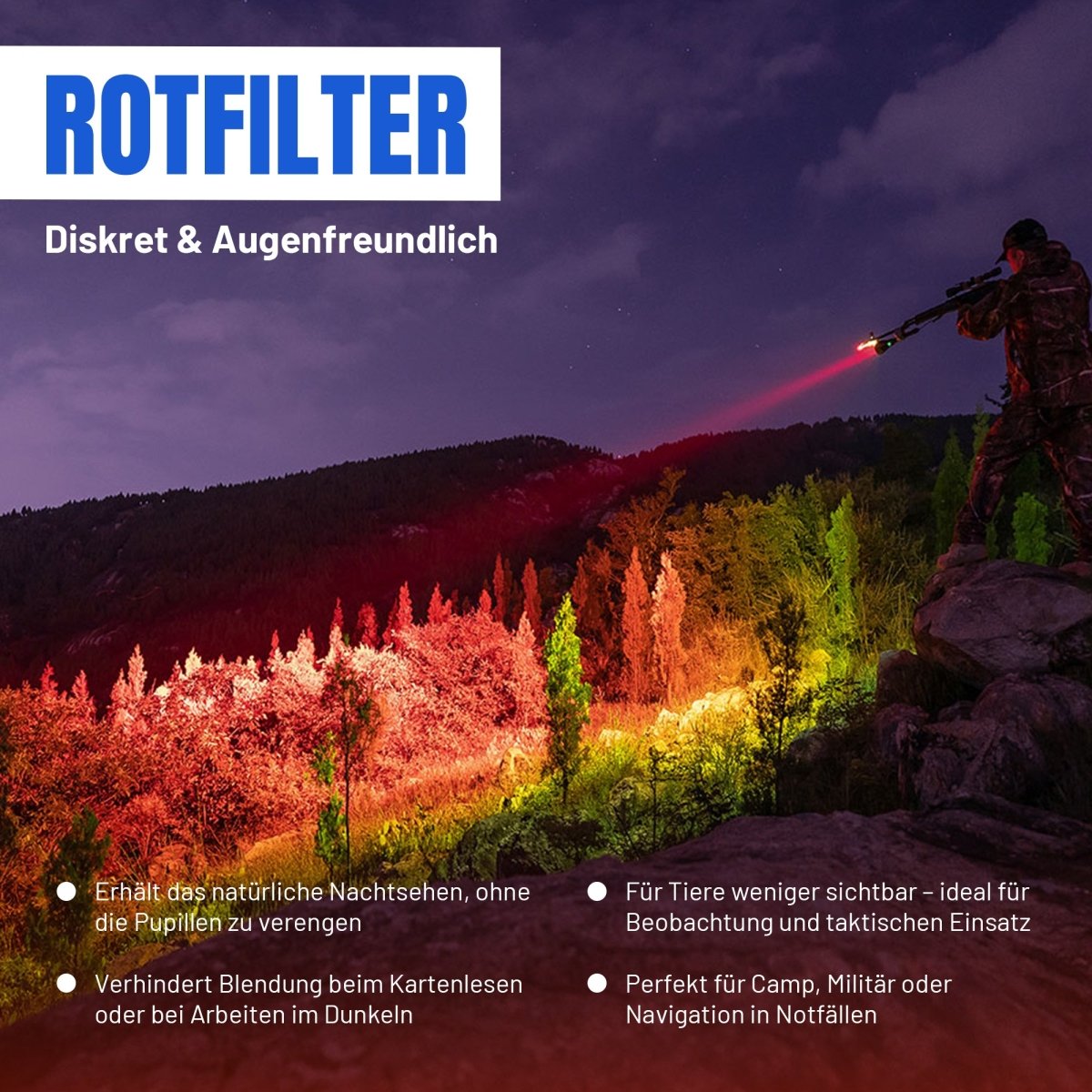 T32 Taschenlampe – 3.200 Lumen, 1.150 m Reichweite, USB - C - PureUltra