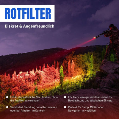 T32 Taschenlampe – 3.200 Lumen, 1.150 m Reichweite, USB - C - PureUltra
