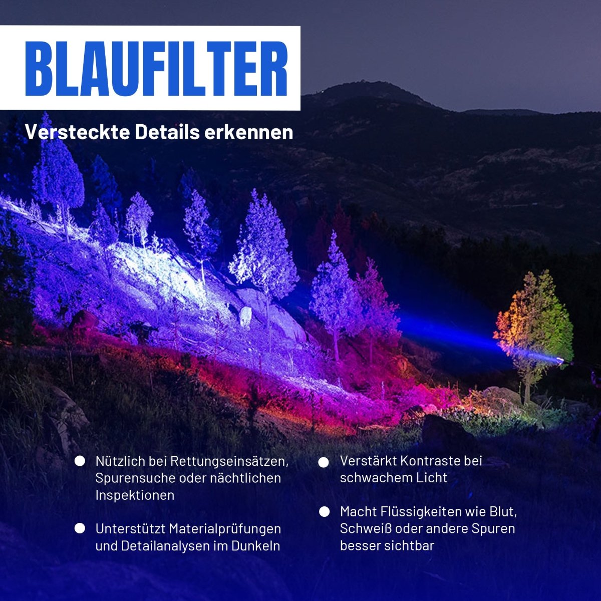 T32 Taschenlampe – 3.200 Lumen, 1.150 m Reichweite, USB - C - PureUltra