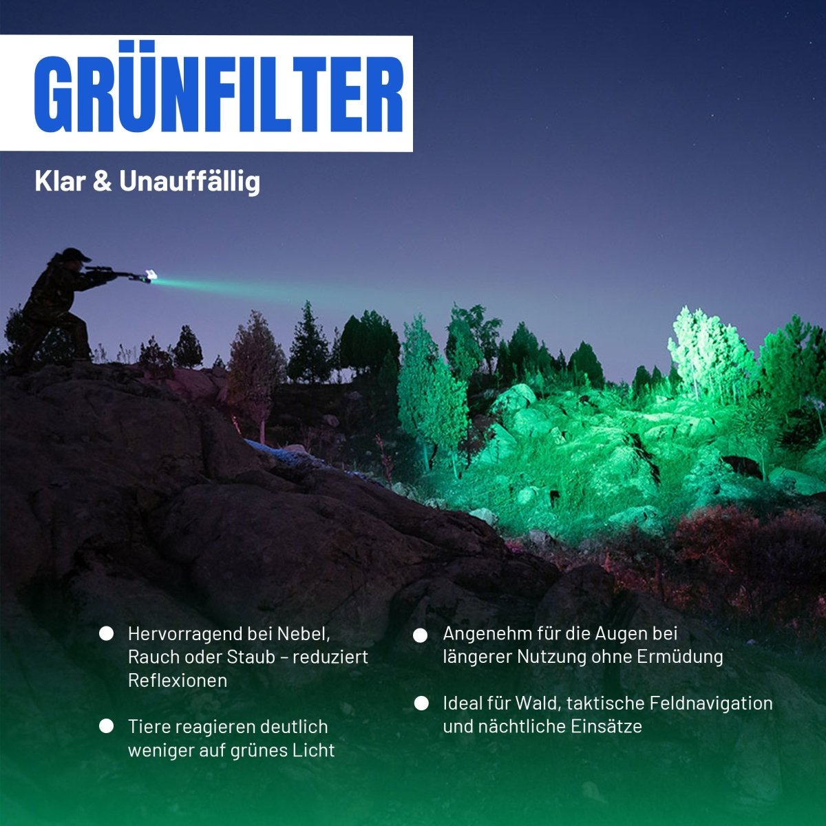 T32 Taschenlampe – 3.200 Lumen, 1.150 m Reichweite, USB - C - PureUltra